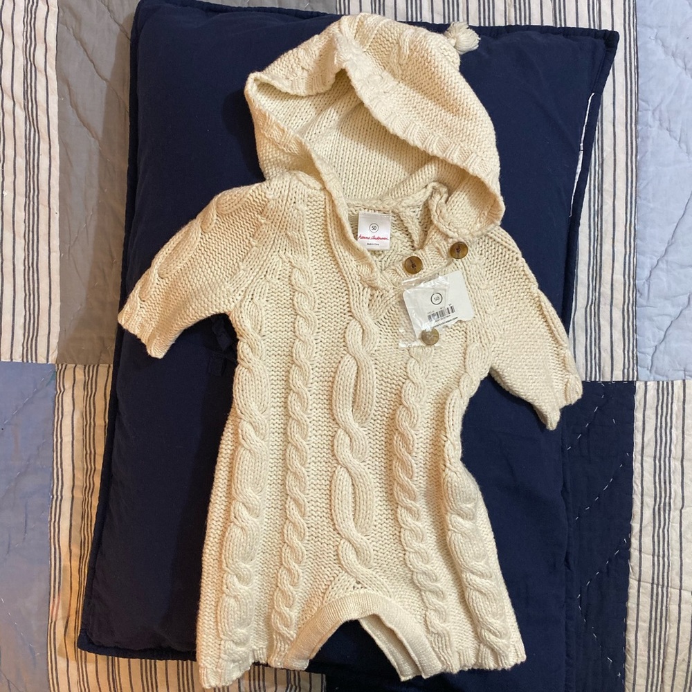 Hanna Andersson Sweater Romper